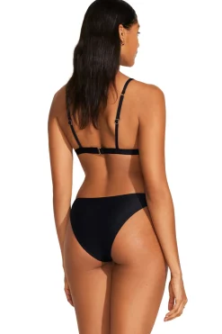 Luxe Link Triangle Bikini Top