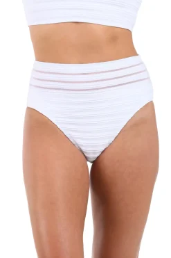 Mesh High Waist Bikini Bottom