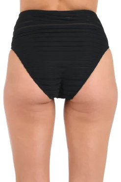 Mesh High Waist Bikini Bottom