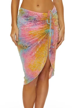 Ombre Burnout Multiway Skirt