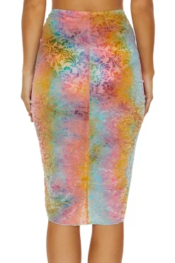 Ombre Burnout Multiway Skirt