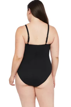 Over The Shoulder One Piece Swimsuit