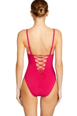 Over The Shoulder One Piece Swimsuit