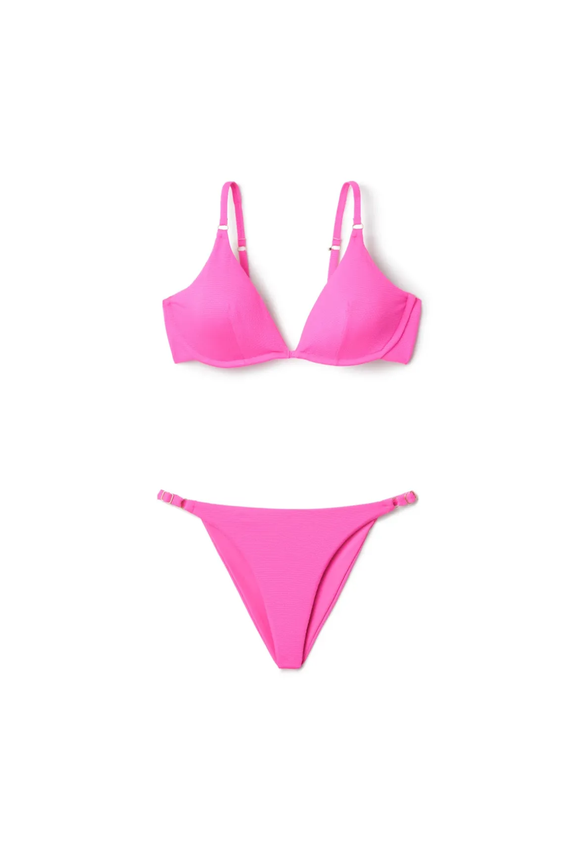 Parker Textured Tab Side Hipster Bikini Bottom