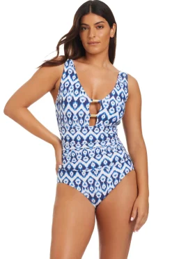 Plunge One Piece Swimsuit