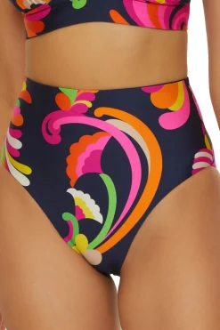 Poolside Reversible High Waist Bikini Bottom