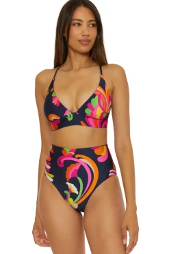 Poolside Reversible Triangle Bikini Top