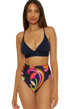Poolside Reversible Triangle Bikini Top