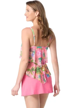 Portia Mesh Tankini Top