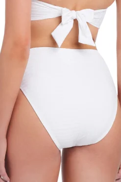 Ribbed High Waist Bikini Bottom