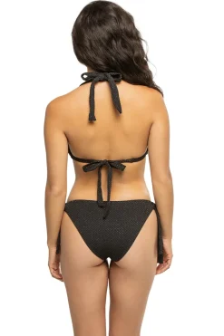 Riley Textured Halter Sliding Bikini Top