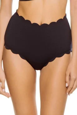 Santa Monica Scallop High Waist Bikini Bottom