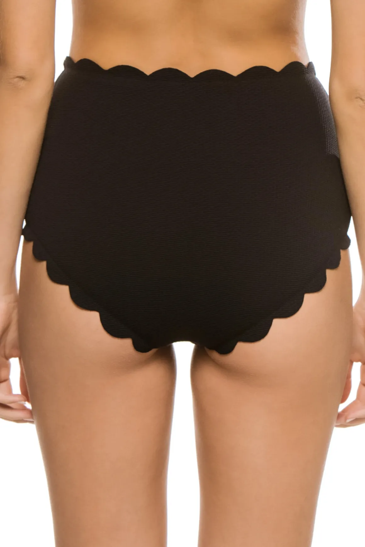 Santa Monica Scallop High Waist Bikini Bottom