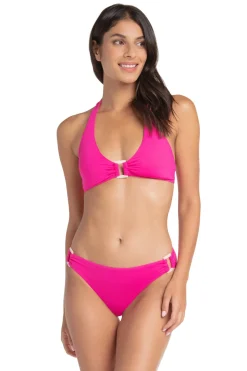Shell Ring Halter Bikini Top