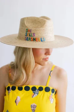 She Sells Seashells Palm Hat