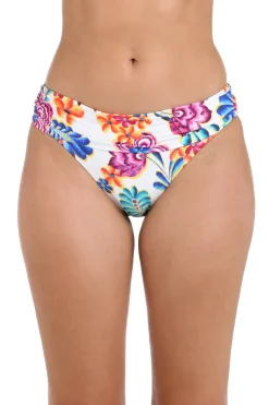 Shirred Banded Hipster Bikini Bottom