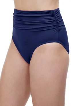 Shirred High Waist Bikini Bottom