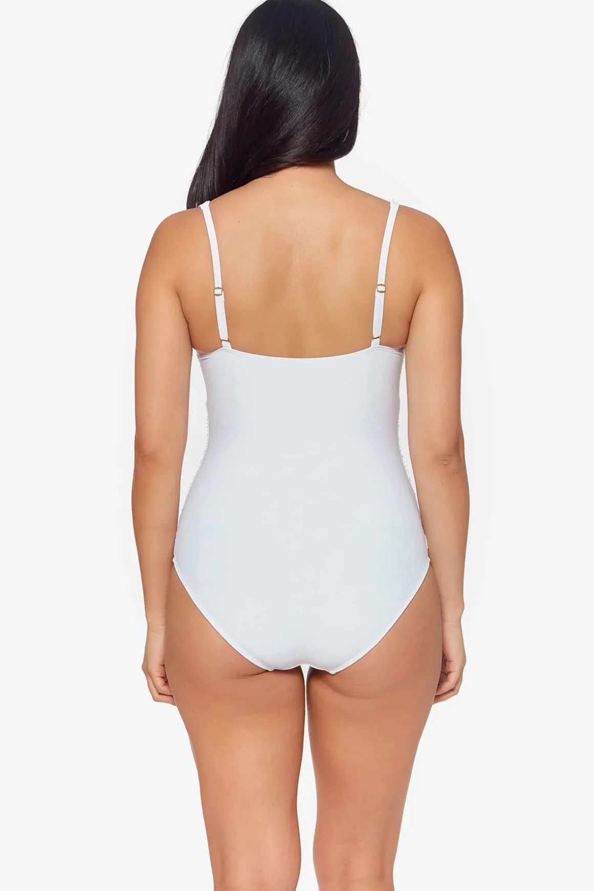 Shirred Underwire One Piece Swimsuit