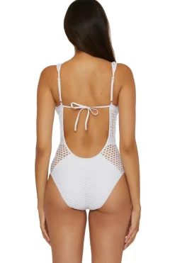 Show & Tell Plunge One Piece Swimsuit