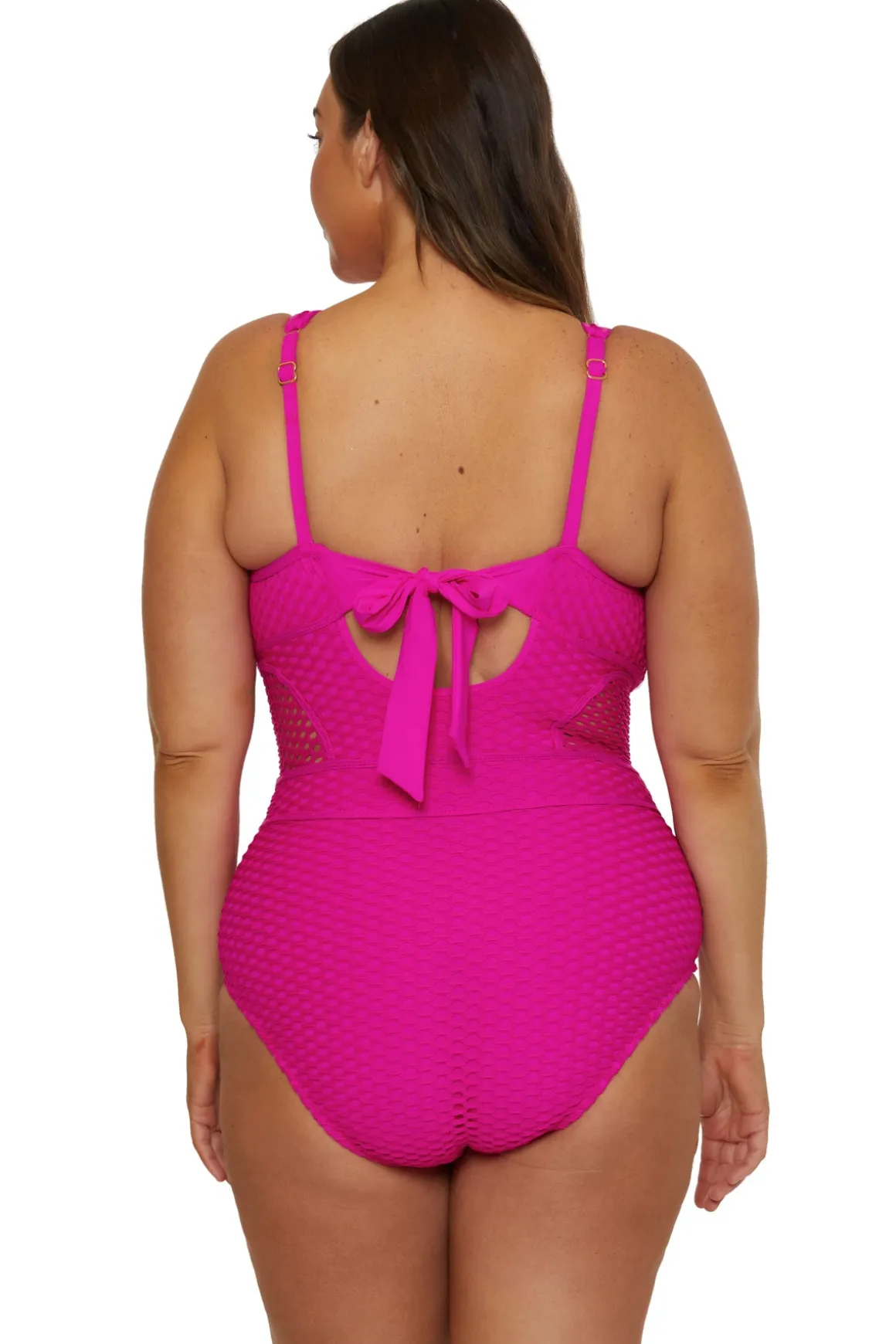 Show & Tell Plunge One Piece Swimsuit
