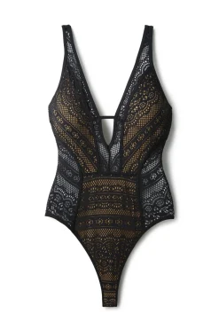 Show & Tell Plunge One Piece Swimsuit