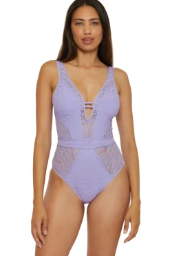 Show & Tell Plunge One Piece Swimsuit