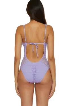 Show & Tell Plunge One Piece Swimsuit