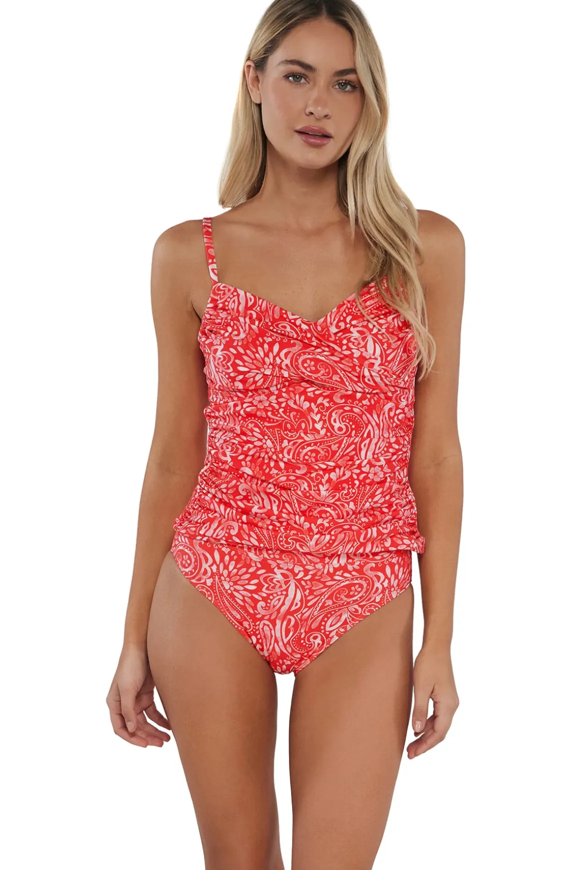Simone Convertible Strap Tankini Top