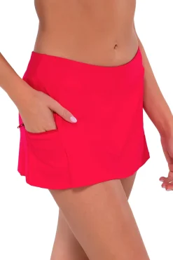 Sporty Skirted Hipster Bikini Bottom