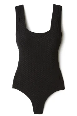 Square Neck One Piece Swimsuit
