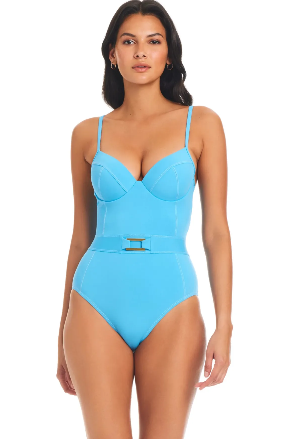 Stitched One Piece Swimsuit