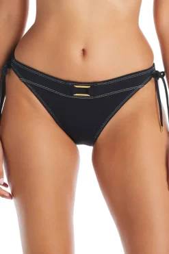 Stitched Tie Side Hipster Bikini Bottom