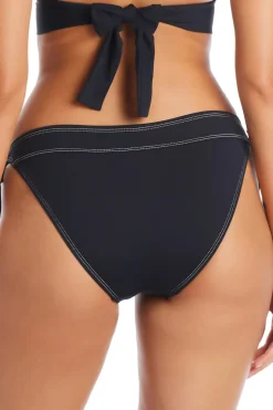 Stitched Tie Side Hipster Bikini Bottom