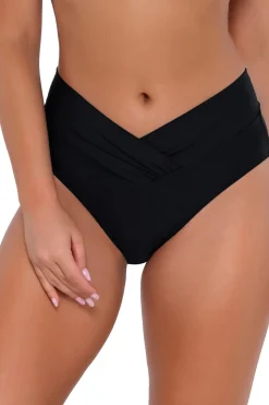Summer Lovin' V-Front Banded High Waist Bikini Bottom