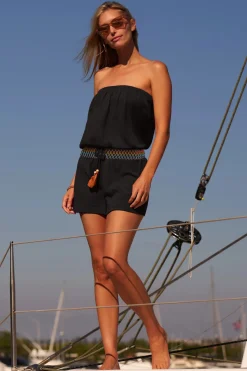 Sunset Strapless Romper