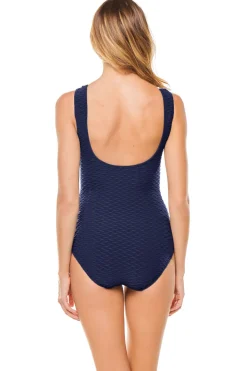 Surplice One Piece Swimsuit