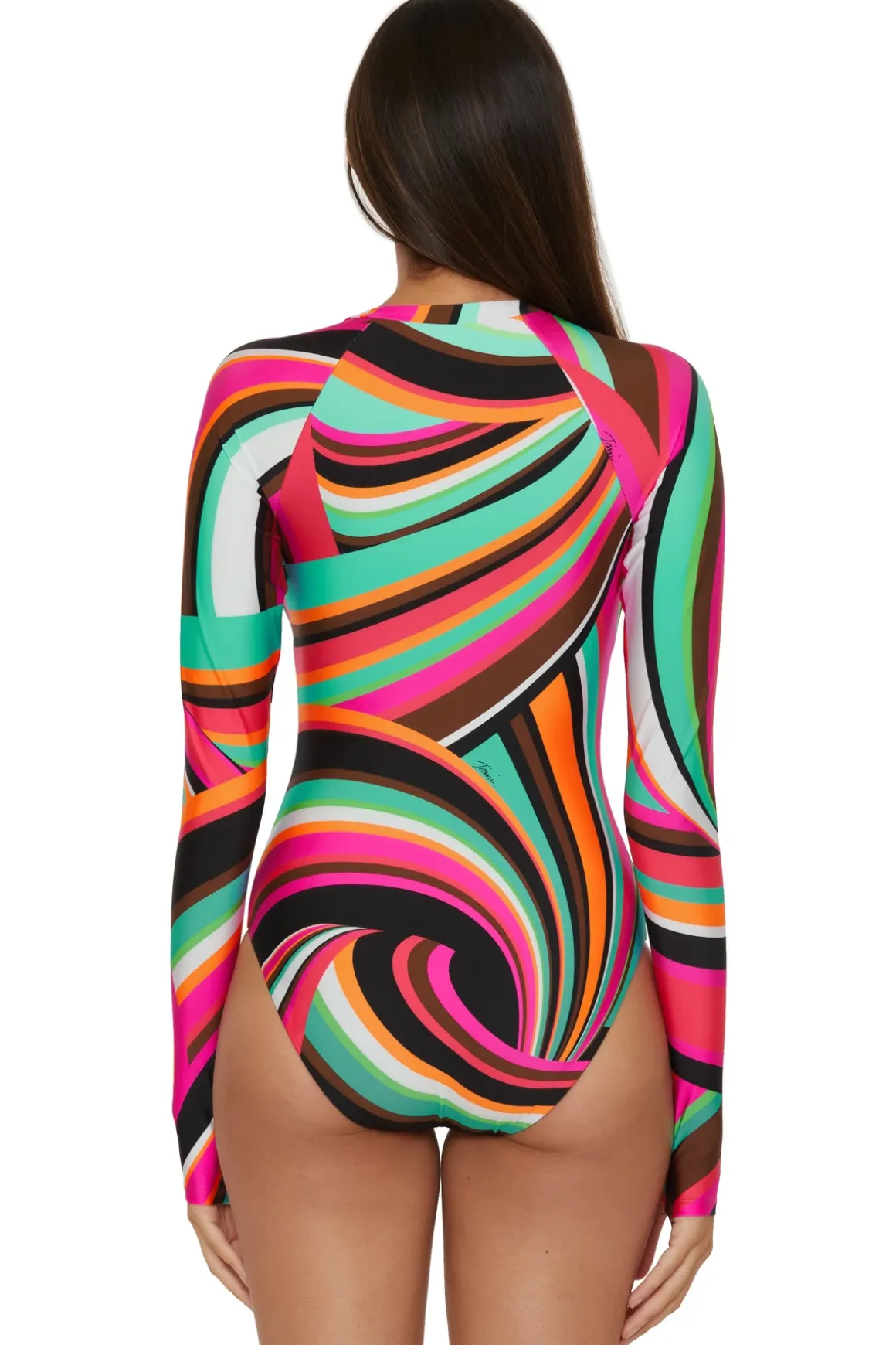 Swoop Lace-Up Long Sleeve Surfsuit