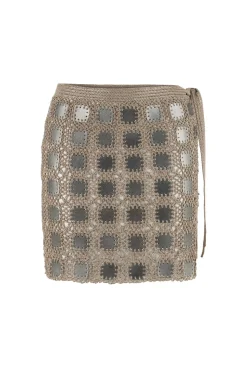 Terra Crochet Mini Skirt