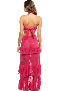 Tiered Lace Maxi Skirt