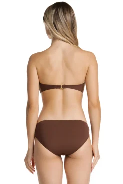 Tortoise Bandeau Bikini Top