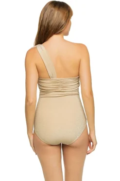 Underwire Asymmetrical One Piece Swimsuit