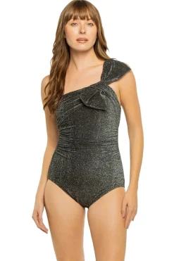 Underwire Asymmetrical One Piece Swimsuit