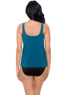 Ursula Mesh Underwire High Neck Tankini Top
