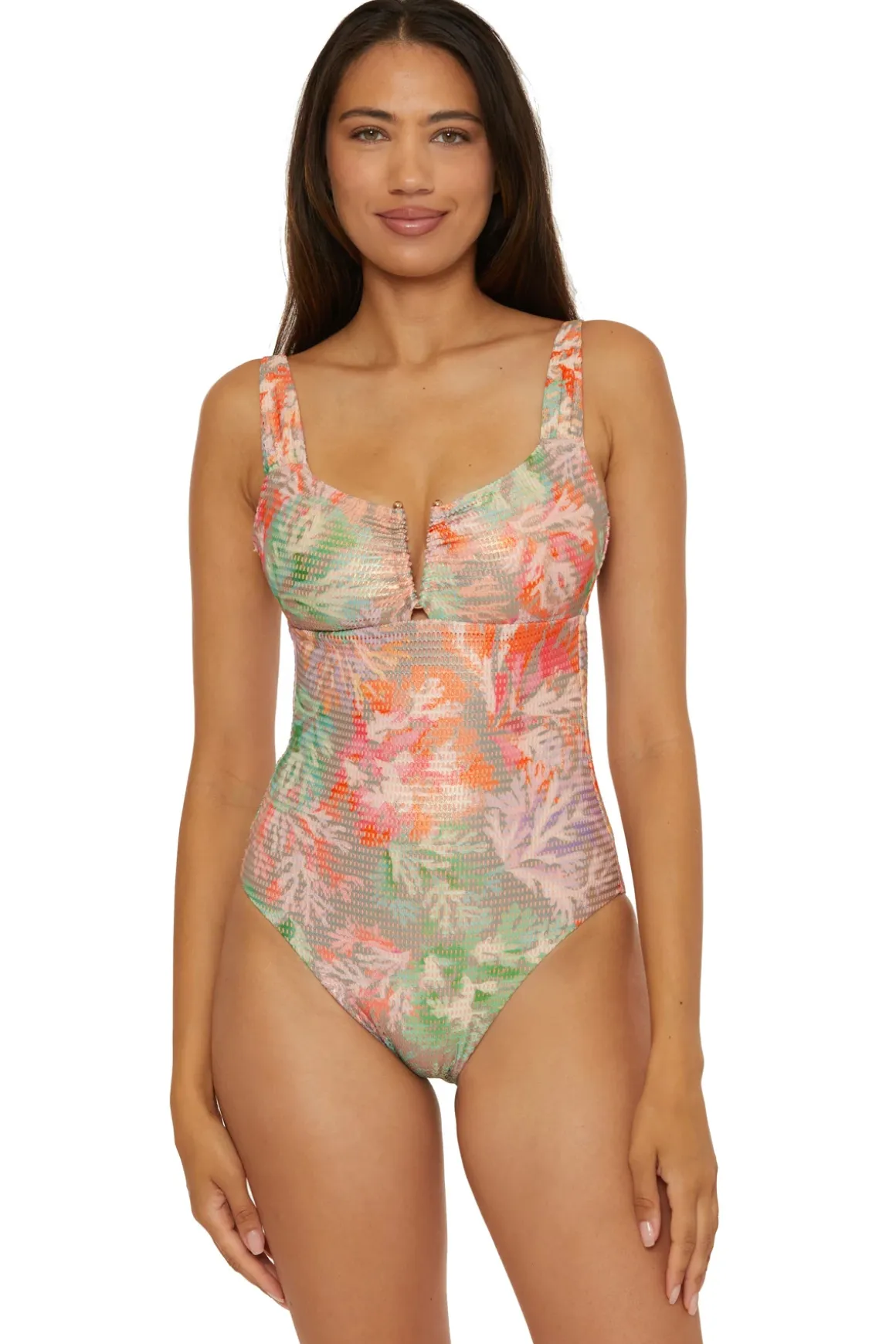 Viviana V-Front One Piece Swimsuit