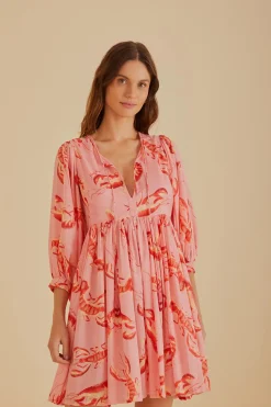 V-Neck Mini Dress