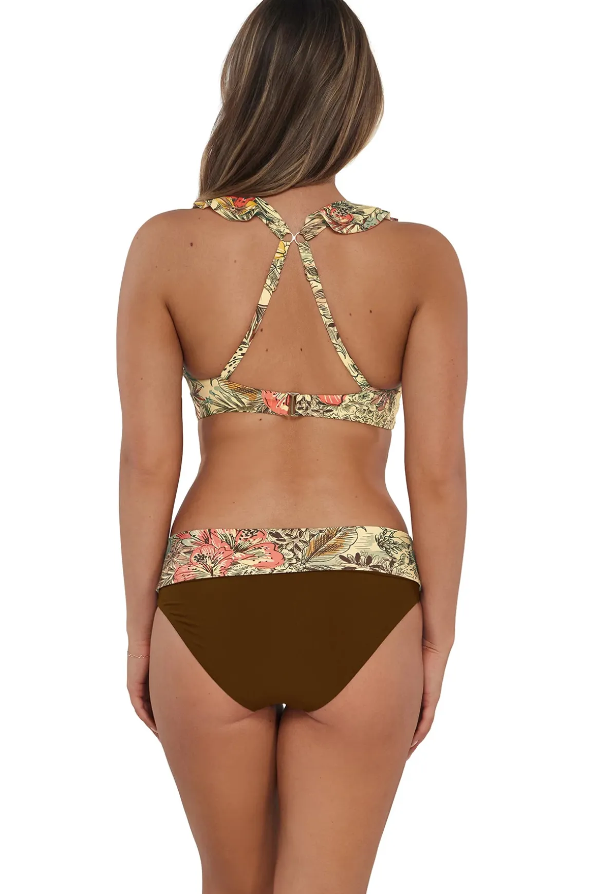 Willa Wireless Bralette Bikini Top (E-H Cup)