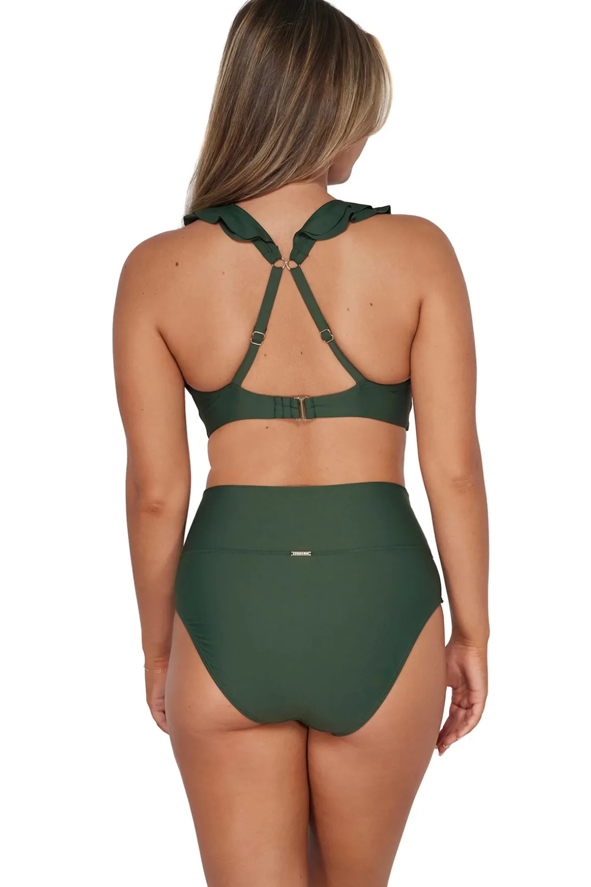 Willa Wireless Bralette Bikini Top (D+ Cup)