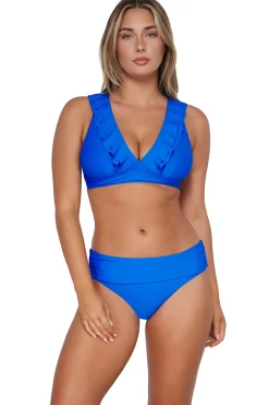 Willa Wireless Bralette Bikini Top (E-H Cup)