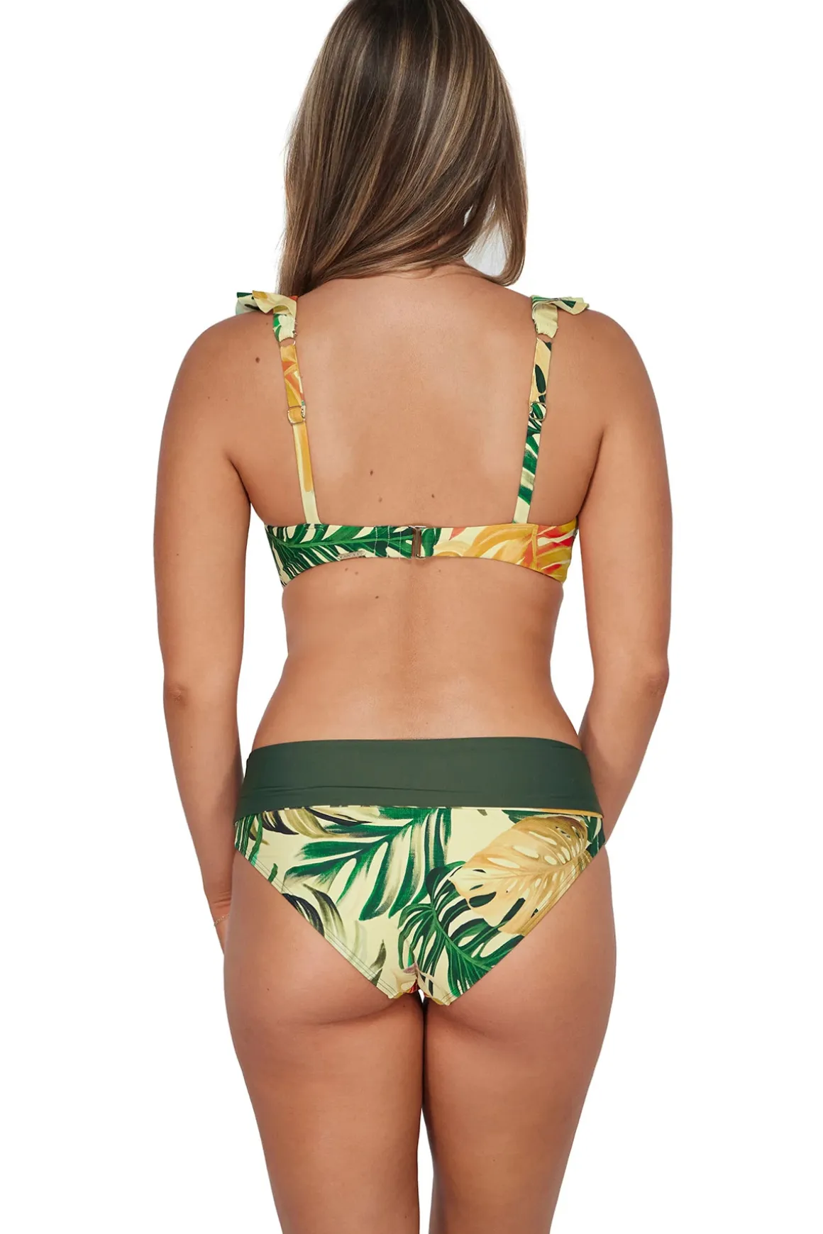Willa Wireless Bralette Bikini Top (D+ Cup)
