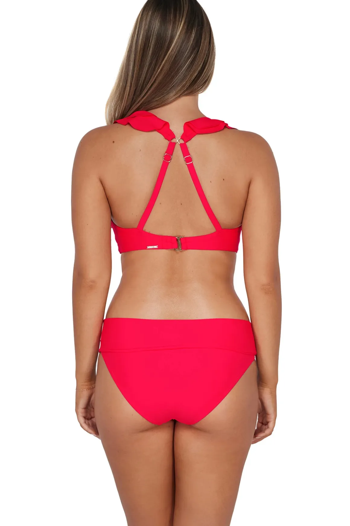 Willa Wireless Bralette Bikini Top (D+ Cup)